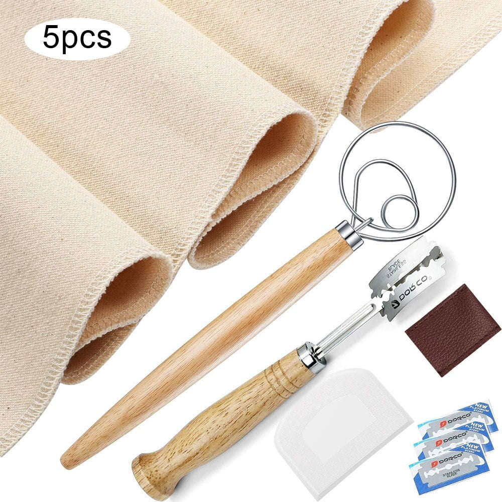 Danish Dough Beater Plastic Dough Scraper, Bread Straightening Cloth