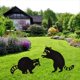 thumbnail image 4 of Estacas de Estatuas de Jardín de Animales de Metal, Estacas de Jardín Decorativas de Animales de Silueta de Animales Negros, Estatuas de Animales Al Aire Libre, 4 of 5