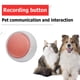 thumbnail image 1 of Teclas de comunicación para perros Fácil de llevar 20 segundos Diseño creativo grabable para perros Likrtyny Libre de BPA, 1 of 3