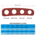 thumbnail image 2 of Uxcell Basketball Shooting Aid Finger Shoot Trainer Training Equipment Correct Shooting Posture Dark Red, L, 2 of 6