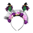 thumbnail image 4 of Diadema de Halloween Aro de pelo de Accesorios de disfraces de cosplay Diadema de flores Diadema de Halloween Diadema de para juego de rol, 4 of 9