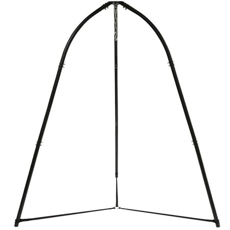 Sorbus Steel Hammock Chair Stand  Tripod Style  Black