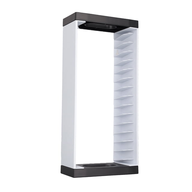Caja de Almacenamiento de Videojuegos ANGGREK Estante de Almacenamiento de Tarjetas de Juego 14 Ranuras para PS5