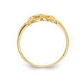 thumbnail image 2 of 14K Yellow Gold High Polished Heart Promise Ring, 2 of 4