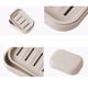 thumbnail image 5 of Porta jabón portátil con bandeja de drenaje, uso para baño y cocina, compacto, fácil de limpiar y almacenar, caqui, 5 of 6