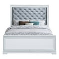 thumbnail image 2 of Eleanor Upholstered Tufted Bed White, 2 of 6