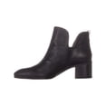 thumbnail image 3 of Womens Franco Sarto Reeve Pull On Block Heel High Ankle Boots, Black Leather, 11 US / 41 EU, 3 of 5
