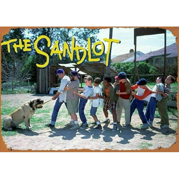 Size: 8" x 12" The Sandlot Metal Tin Sign Decor