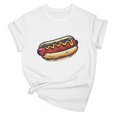 thumbnail image 3 of Busydd Independence Day T Shirts for Women Casual Short Sleeve Round Neck Summer Tops Trendy 4th of July Patriotic Tops Comfortable Cotton Graphic Tees L, 3 of 3