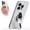 White, variant on OLIQVO Magnetic Phone Grip Stand with Click Button, 360° Rotating Silicone Ring Holder, Foldable Phone Kickstand for MagSafe & Android Smartphones, White