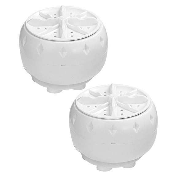 Raindrops 2pcs Portable Mini Washing Machine Laundry Washer For Rv Apartment Camping Suction Cup