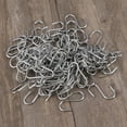 100 Pcs Heavy Duty Zinc Coat Iron S Shaped Hooks Kitchen Spoon Pan Pot