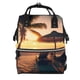 thumbnail image 1 of Disketp Hawaiian Sunset Beach Mochila de Pañales de Gran Capacidad con Múltiples Bolsillos, Mochila de Viaje Multifuncional para Bebé, Unisex, Moderna y Resistente, 1 of 6