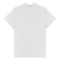 thumbnail image 6 of Kaerm Mens Stylish Basic Turtleneck Short Sleeve T-Shirts Tops Slim Fit Undershirt Solid Knitwear White XL, 6 of 7