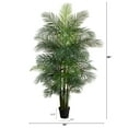 thumbnail image 2 of Nearly Natural 8ft. UV Resistant Artificial Areca Palm Tree (Indoor/Outdoor), 2 of 7