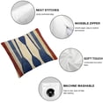 thumbnail image 6 of nygtbtfer Lake House Decor Throw Pillow Covers for Sofa, Rustic Farmhouse Old Barn Door Pillow Covers, Blue Lake Paddle Decor Cushion Covers, Vintage Cabin Lodge Decorative Pillow Covers White, 6 of 7