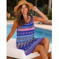 thumbnail image 4 of HOTOUCH Robe Femme 2024 Été Décontractée Robe T-Shirt Couverture de Plage Sans Manches Robe Débardeur avec Poches, 4 of 6
