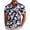 Black, variant on Men's Hawaiian Wrinkle Short Sleeve Button Down Tropical Floral Beach Vacation Shirt Green 4XL