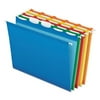 Pendaflex 42592 Colored Reinforced Hanging Folders, 1/5 Tab, Letter, Asst (25/Box)