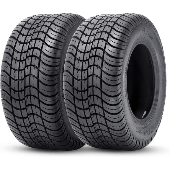 HALBERD 205/50-10 Golf Cart Tires 205x50-10 High Land Ratio Pattern 4PLY Tires for Golf Cart Set of 2