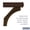 Bronze, variant on SalsburyIndustries Replacement Arm Kit For Deluxe Post 1 Mailbox - Black