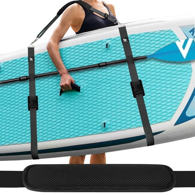 Correa de Transporte para Paddle Board Mellbree Mejorada con Almohadillas Suaves
