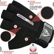 RDX Weight Lifting Gloves Gym Fitness Workout, Anti Slip Padded Full Palm Protection-Ultra Ventilated Training Cycling Rowing