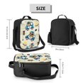 thumbnail image 2 of Disketp Animals Driving Police Car Bolsa Térmica Estampada para Almuerzo, Lonchera para Hombres y Mujeres Adultos, 2 of 7