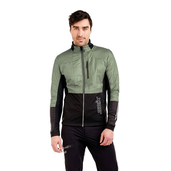 SWIX Adult Male Navado Hybrid Jacket, Color: Sea Spray, Size: XXL