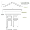 thumbnail image 4 of Ekena Millwork 26"W x 10"H x 2-3/4"P Arched Architectural Grade PVC Pediment, 4 of 12
