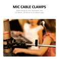 thumbnail image 2 of 10 Pcs Microphone Clip Cable Wire Clips Stand Clamps Holder Storage Organizer Plastic, 2 of 6