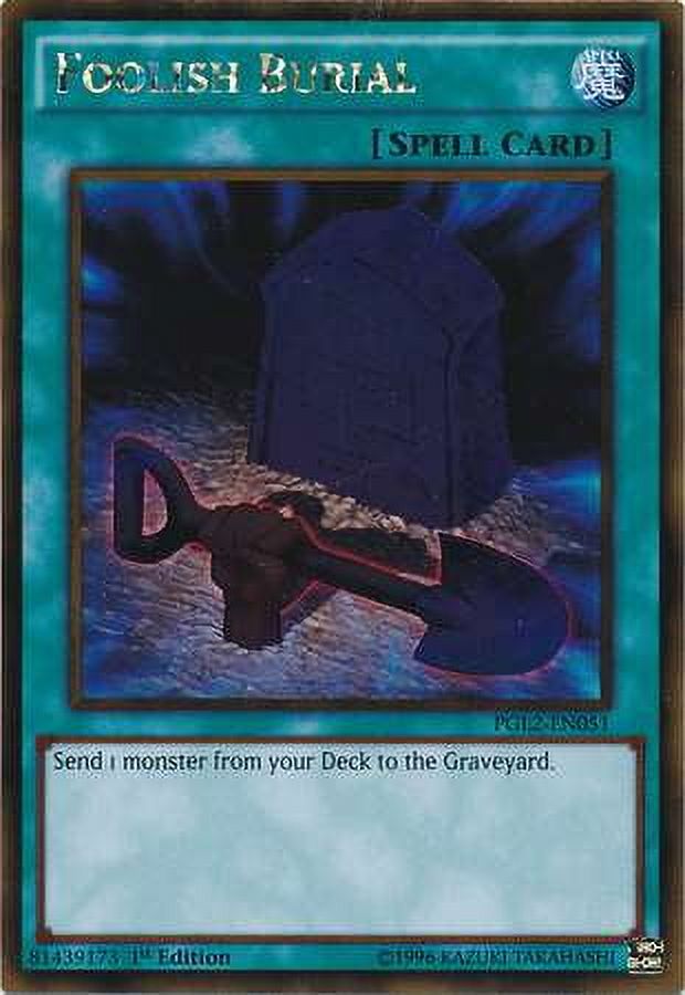 YuGiOh Premium Gold: Return of the Bling Gold Rare Foolish Burial PGL2-EN051