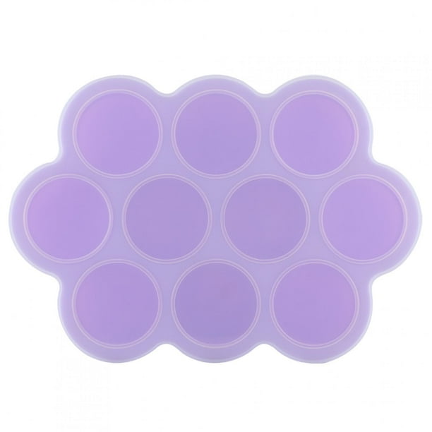 Contenedor de alimentos para bebés, bandeja de silicona para congelador de alimentos Contenedor de congelador de alimentos Bandeja de silicona para alimentos para bebés compacta y liviana