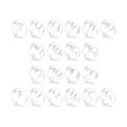 thumbnail image 4 of simhoa Tables Acrylic Wedding Standing Table Numbers 20Pcs Argent, 4 of 8