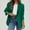 Green #1, variant on 2025 Blazers for Women Business Casual Long Sleeve Lapel Open Front Suit Jacket Work Blazer with Pockets