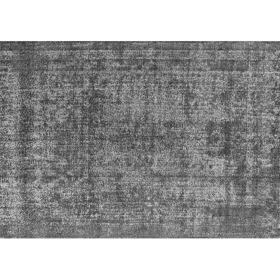 Ahgly Company Indoor Rectangle Oriental Gray Industrial Area Rugs, 4' x 6'