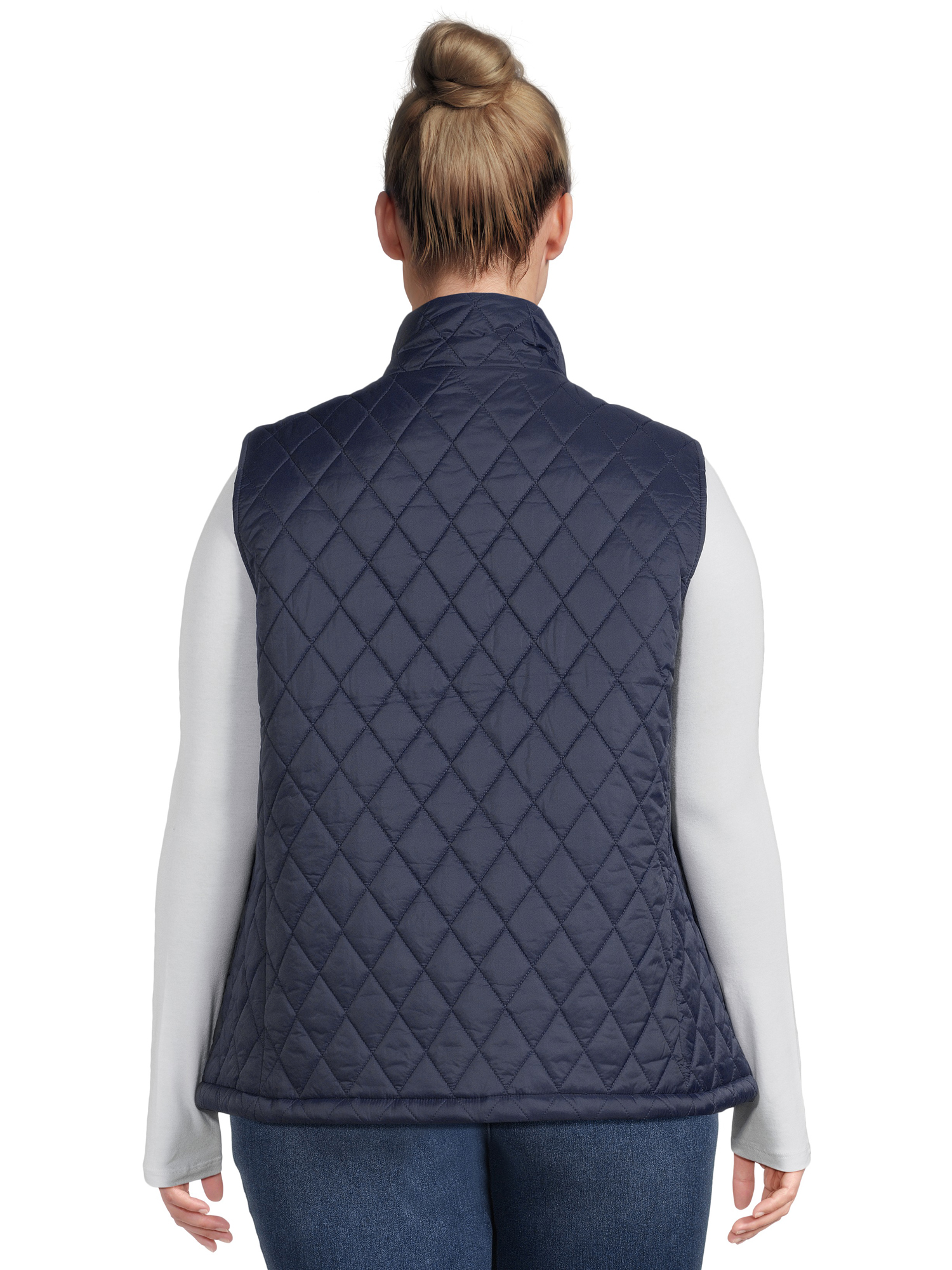 Time and Tru Women's Diamond Core Vest, Sizes XS-3X 