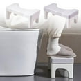thumbnail image 1 of CNKOO Step Stool Toilet Stool Squatting Poop Stool Bathroom Potty Step Stool Toilet Assistance Steps Step Stool Fits All Toilets Detachable Stackable Potty Squatty Stool  Adults, 1 of 9