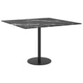 thumbnail image 2 of vidaXL Table Top Black 60x60 cm 6 mm Tempered Glass with Marble Design, 2 of 3