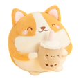 thumbnail image 3 of Almohada de peluche Corgi Macarena 30cm regalo creativo para boda, 3 of 8