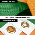 thumbnail image 4 of G128 Combo Pack: 6 Feet Tangle Free Spinning Flagpole (Silver) Ireland Irish Shamrock Flag 3x5 ft Printed 150D Brass Grommets (Flag Included) Aluminum Flag Pole, 4 of 8