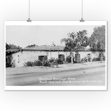 San Diego, CA Ramona's Marriage Place Photograph (9x12 Art Print, Wall Decor Travel (Best Places To Take Photos In San Francisco)