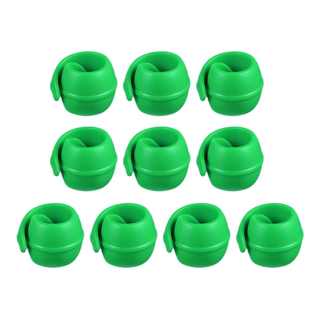 20uds Hilo Carrete Ahorradores para Costura y Bordado Máquina Bobinas Evitar Hilo Colas de Desenrollado Verde Unique Bargains