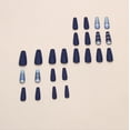 thumbnail image 2 of YTTAL French Tip Press on Nails Designs Short Square Fake Gloss False Spring Nails French Acrylic Nails Reusable Artificial Nails for Women 24PC, 2 of 15