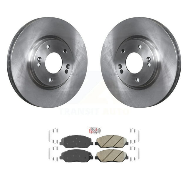 Transit Auto Front Disc Brake Rotors and Ceramic Pads Kit for Car 2007-2009 Hyundai Santa Fe K8A-104830