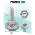 thumbnail image 2 of Patas niveladoras ANODZU para lavadora, aptas para LG Front Load, 2 of 6