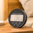 thumbnail image 3 of Medidor De Temperatura Y Humedad, Marco De Metal De Diseño Magnético, Temporizador Digital Redondo De Cuenta Regresiva Con Soporte Para Trabajar En La Cocina YLSHRF Thermometer Hygrometer, 3 of 8