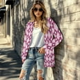 thumbnail image 5 of SCRAWLGOD Geometric Cardigan Jackets for Women Lightweight Cardigan with Pockets Long Sleeve Sweater Cardigan Women Trendy Size S Elastic Fall Cardigans for Women Travel, 5 of 7