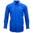 thumbnail image 2 of Manchester Camisa de Vestir Regular Fit  Azul Rey, 18" Cuello 33" Manga Manchester 5016A, 2 of 4