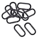 thumbnail image 4 of 10pcs Clip de Mosquetón Ligero Llavero Pequeño de Resorte de en D de Negro Sunnimix Gancho de mosquetón con mosquetón, 4 of 8